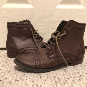 Great Condition Brown Leather Boots